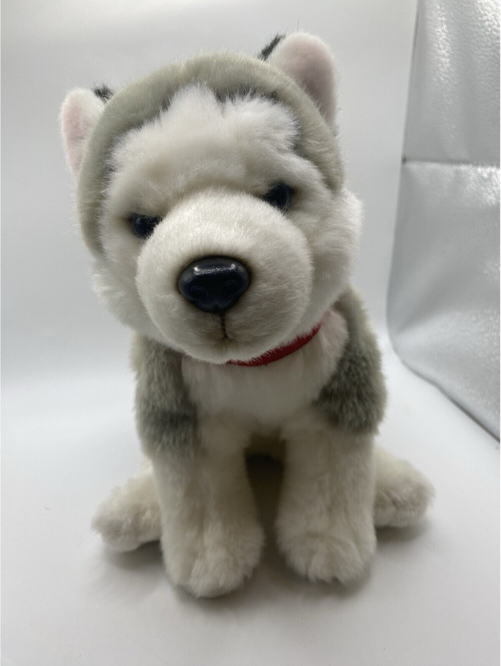 Fao Swartz Siberian Husky Plush Red Collar 10 Inch Puppy 2018